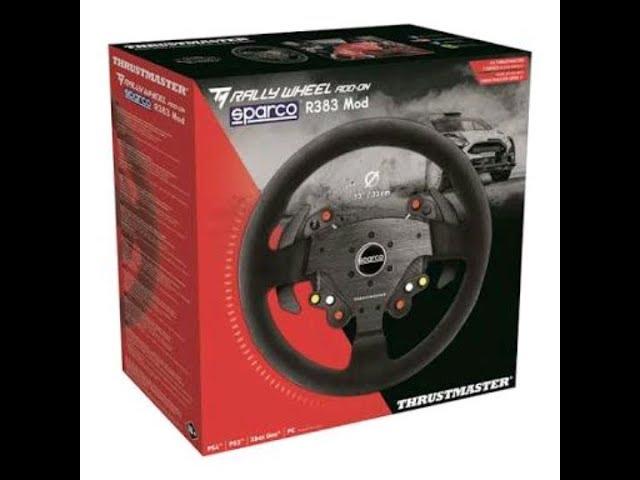 Sparco Thrustmaster R383 wheel mod. First impressions