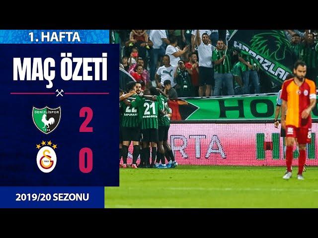 ÖZET: Denizlispor 2-0 Galatasaray | 1. Hafta - 2019/20