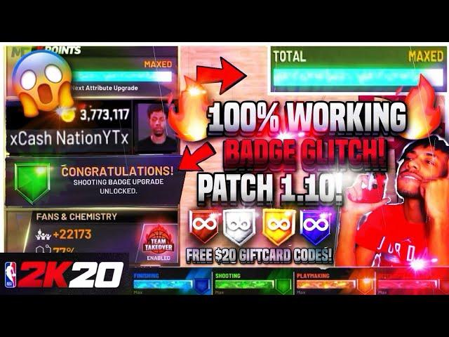 *NEW!!!* NBA 2K20 INSTANT BADGE GLITCH! (PS4/XBOX) *UNLIMITED VC* AFTER PATCH 1.10! | MAXED DEMIGOD!