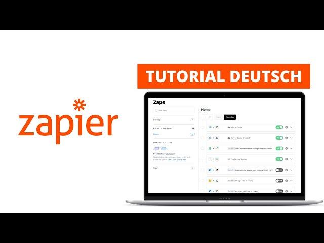 Zapier Tutorial deutsch - Den ersten Zap anlegen