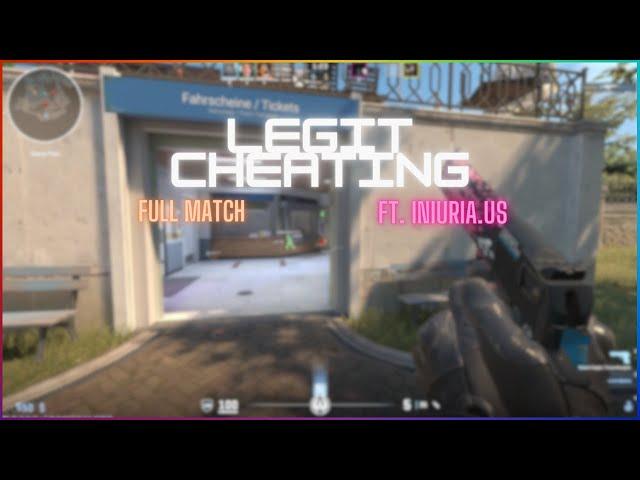 CS2 | Legit Cheating in MM Full Match ft. Iniuria.us