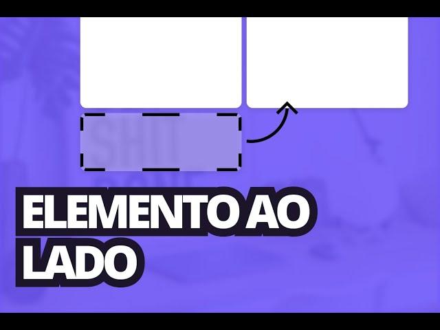 Como colocar um elemento do lado do outro usando html e css