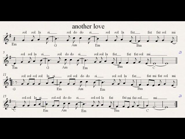 #anotherlove #tomodell  #notes