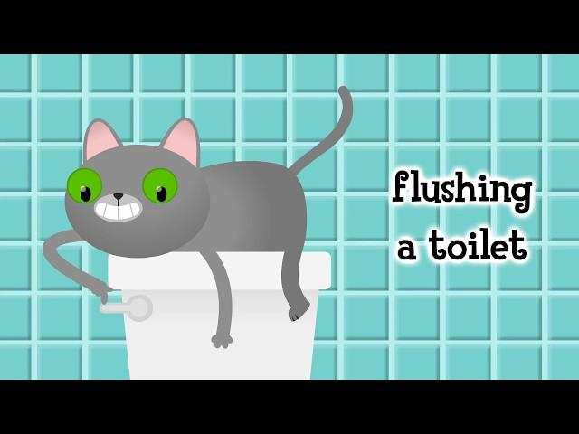 Cat Flushing A Toilet Lyric Video - Parry Gripp and Nathan Mazur