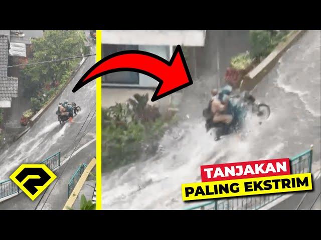 TANJAKAN PALING BERBAHAYA SEINDONESIA!! BERASA ARUNG JERAM!! HANYA YANG BERNYALI YANG BERANI LEWAT!!