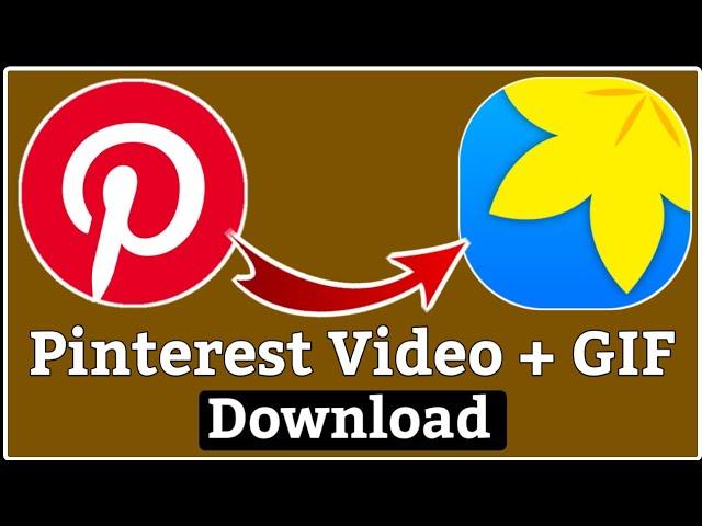 Pinterest Video Download Android | How To Download Pinterest Video & GIF Image in mobile Gallery