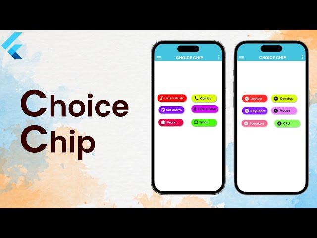 Choice Chip | Flutter ChoiceChip & FilterChip | Flutter Tutorial | [2023] | Coding Journey