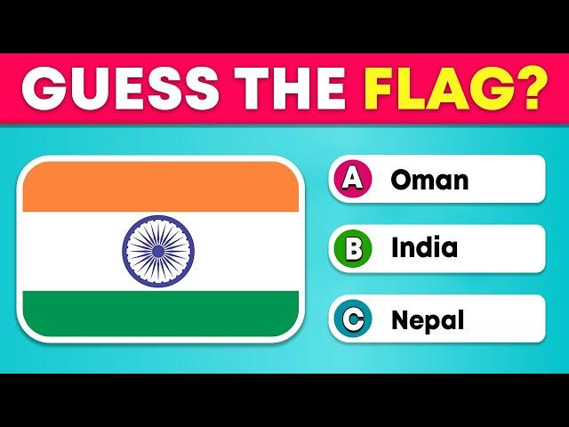 Guess and Learn ALL 49 FLAGS Of ASIA | Flag Quiz