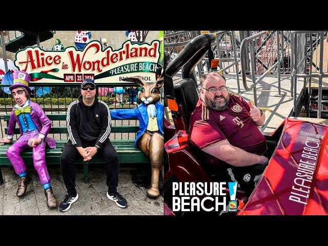 Blackpool Pleasure Beach Roller Coaster Challenge VLOG | April 2024