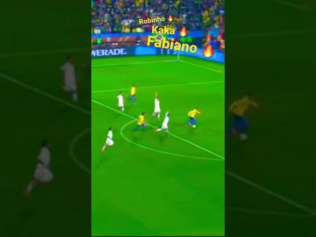 Joga Bonito   Robinho Kaka Fabiano  Golazo #shorts