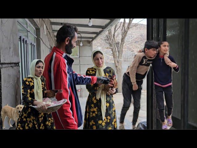 Amir Ali's broken leg: Mustafa and Mahvush cleaning the room