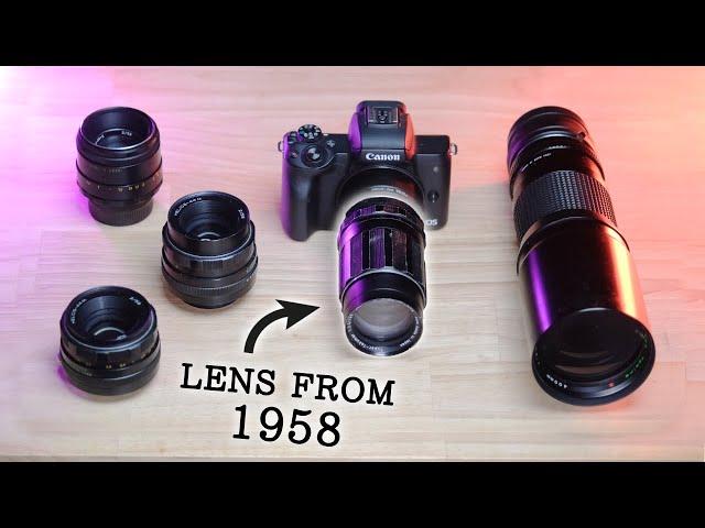 Vintages Lenses on the Canon M50: Why I do it and YOU should too.