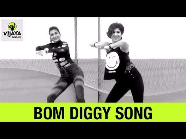 Zumba Workout On Bom Diggy Song | Zack Knight | Jasmin Walia | Choreographed By Vijaya Tupurani