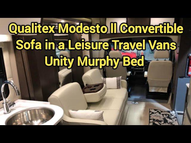 Qualitex Sofa in a Leisure Travel Vans Unity Murphy Bed