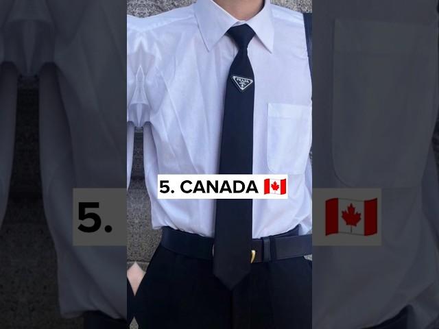 TOP-10 COUNTRIES WITH MOST AESTHETIC SCHOOL UNIFORMS FOR BOYS  #short #uniforms