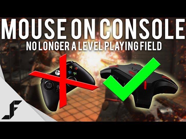 MOUSE ON CONSOLE - No longer a level playing field
