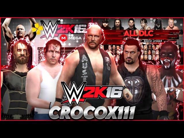 WWE 2K16 By CrocoX111 Released! [ PSP WWE HIDDEN GEMS SERIES 8 ]