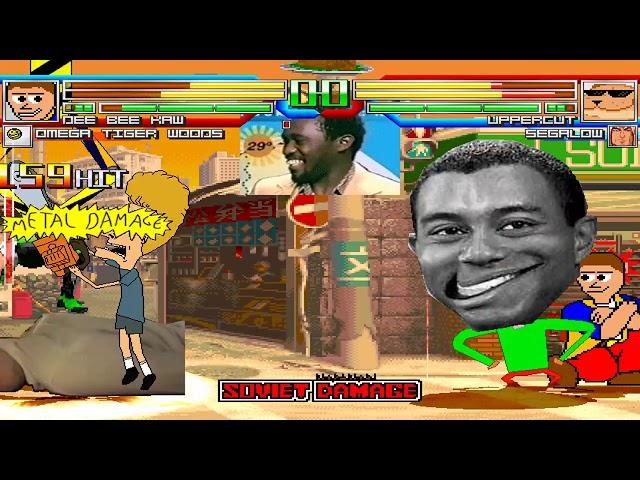 NICK54222 MUGEN: Team Dee Bee Kaw VS Team Uppercut (Fernando Valadez)