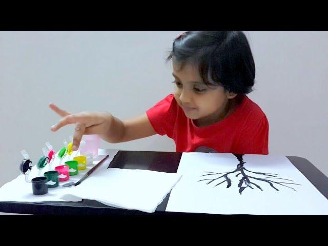 Finger painting for Kids and adults, Finger painting - Thumb Painting Tutorial for  everyone.