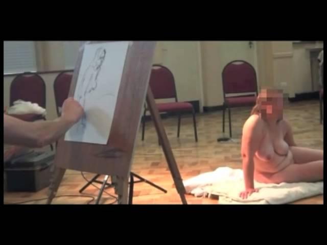 art class female model nude.mp4