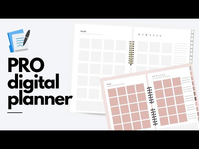 Best Way To Make a Digital Planner on Canva 