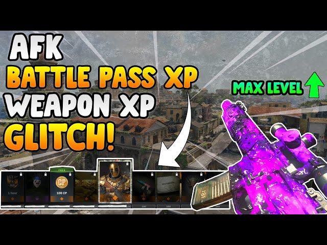 WARZONE GLITCHES: SOLO AFK WEAPON XP + BATTLE PASS TIER PROGESSION GLITCH! EARN XP 100% AFK !