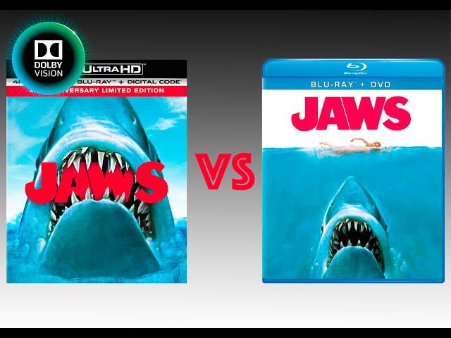 ▶ Comparison of Jaws 4K (4K DI) Dolby Vision vs Regular Version