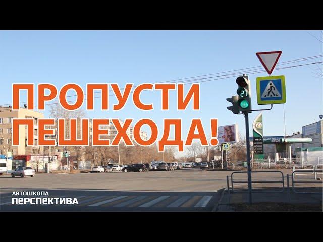 ПРОПУСТИ ПЕШЕХОДА | Как пропускать пешеходов