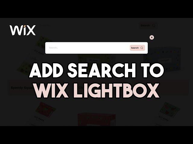 Add Search to Wix Lightbox & Display Result on Another Page | Wix Ideas