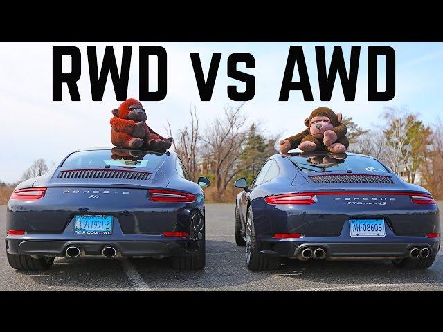 Porsche 911 2 vs 4  RWD vs AWD differences C2S vs C4S