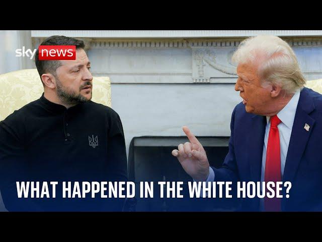 'This is going to be great television' - what happened when Trump clashed with Zelenskyy?