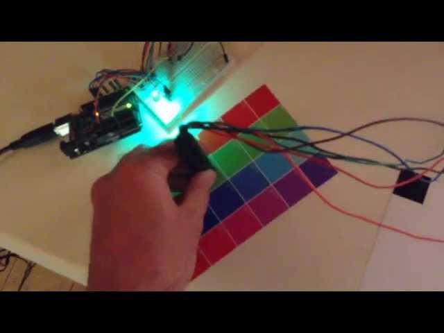 Arduino - Color sensor with LDR & RGB Led