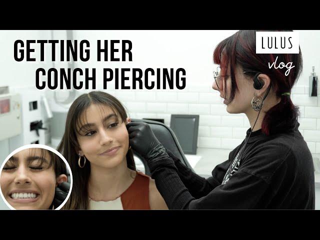 What's it like getting your conch pierced?