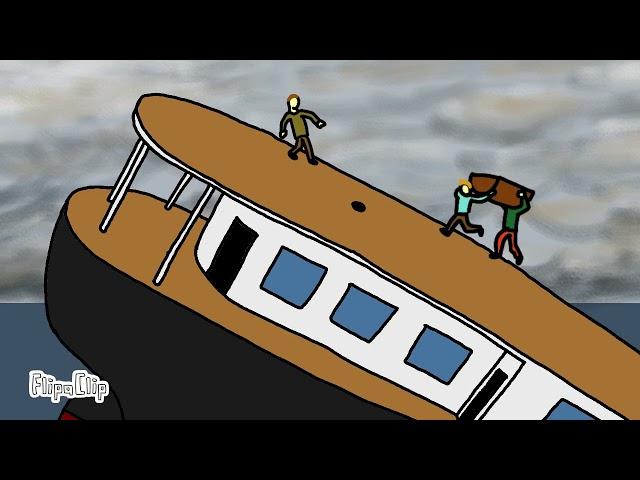 A Sinking Ship (Sinking ship animation) #animation#sinkingship