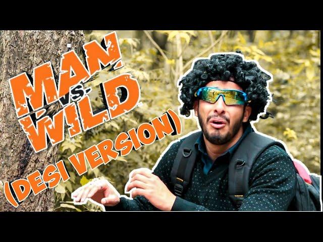 MAN VS WILD | Desi Comedy  | Jammu Dogri Comedy | Actor Sanyam Pandoh