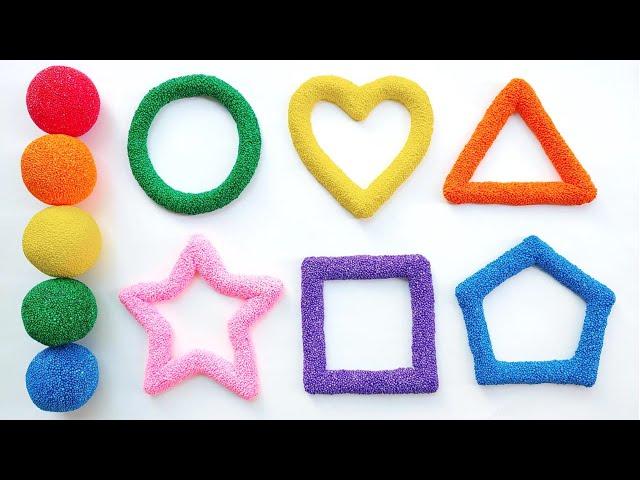 [15분] 도형과 색깔 영어 놀이 모음 | 도형 그리기 색칠하기 | Shapes & Color Names in English