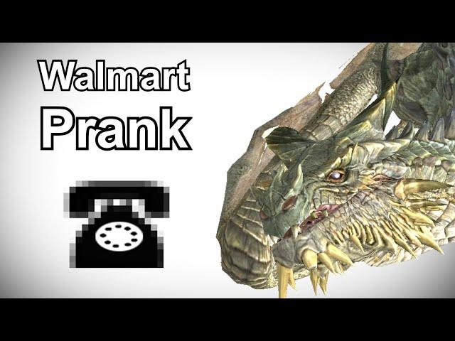 Paarthurnax Calls Walmart - Skyrim Prank Call