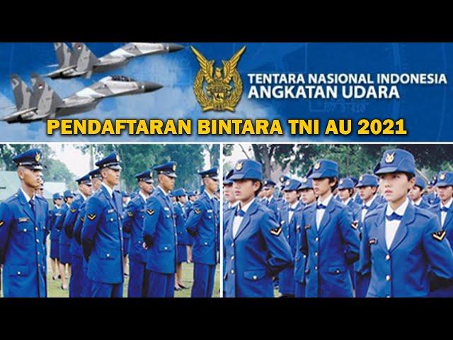 Pendaftaran Bintara TNI AU Gelombang 1 Tahun 2021