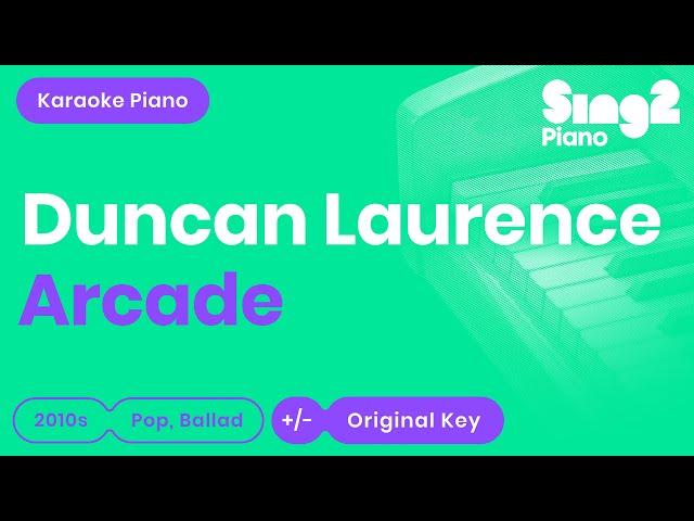 Duncan Laurence - Arcade (Karaoke Piano)