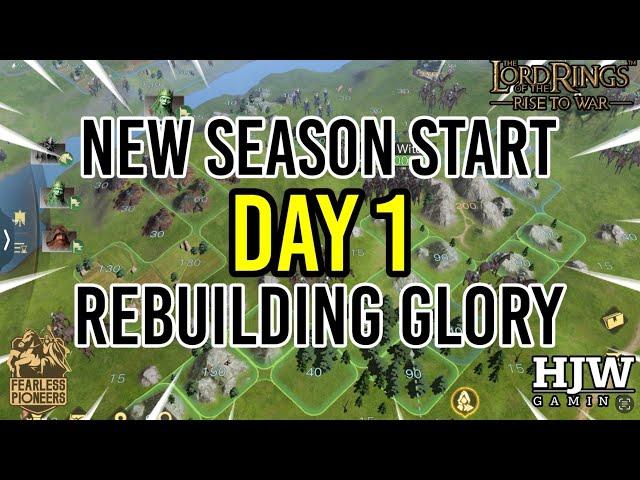 NEW SEASON START! Day 1 Update - S14 RBG - LOTR: Rise to War 2.0