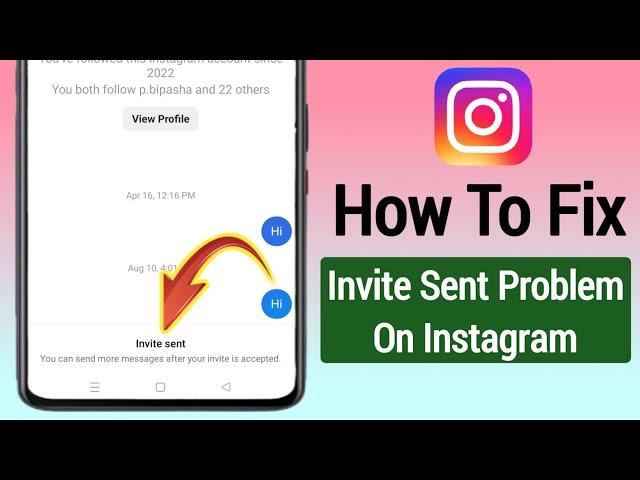 Fix Instagram Invite Sent Problem | Instagram Message Invite Send Problem