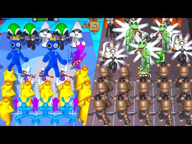 Merge Monster Rainbow Friends Vs Merge Monsters 100 Doors Android Gameplay Part 2