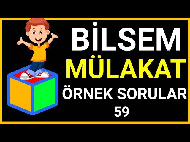 Bilsem Mülakat | Genel Yetenek Soruları | Küp Soruları | #59