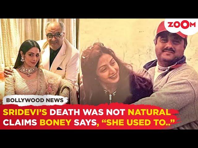 Boney Kapoor's shocking CLAIM on Sridevi's death reveals her strict diet plans,' used to starve..'