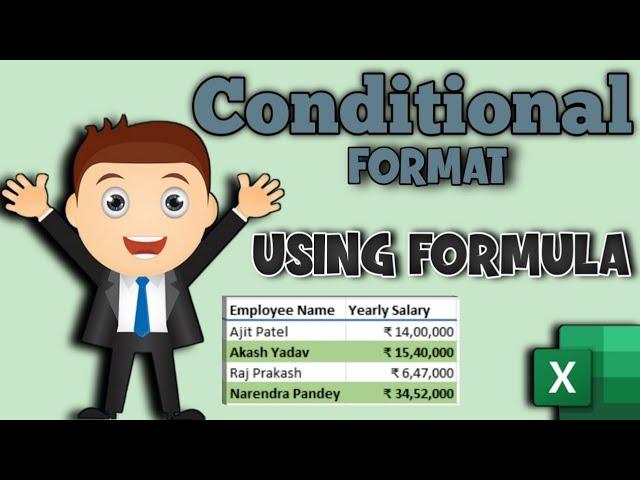 Conditional formatting using Formula in Hindi | Excel