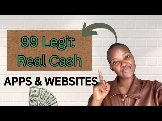 99 Apps & Websites to make REAL MONEY from in 2024 