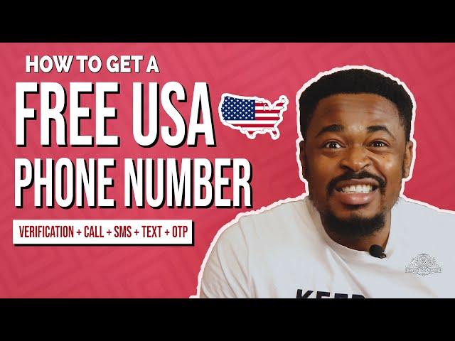 HOW To GET A FREE USA Phone Number For VERIFICATION | PERMANENT USA Number  | NO VPN