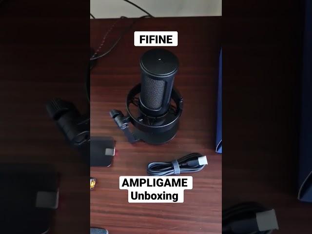 FIFINE AMPLIGAME A8 Gaming Microphone Unboxing #shorts #streaming #rgb