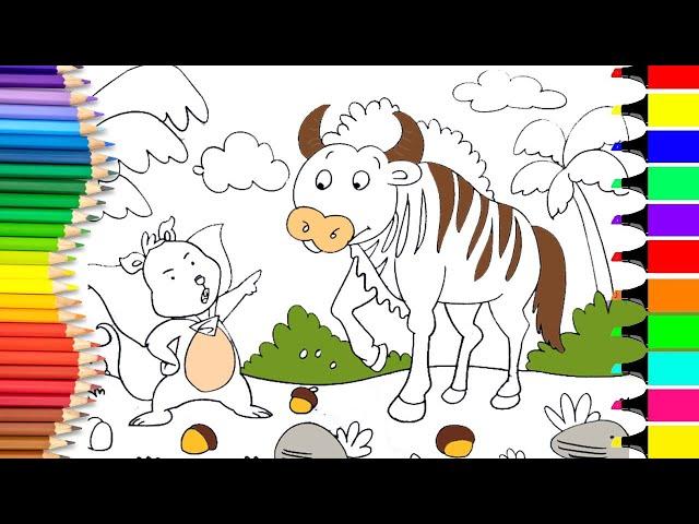 Wild Animal Coloring Pages || Animal coloring