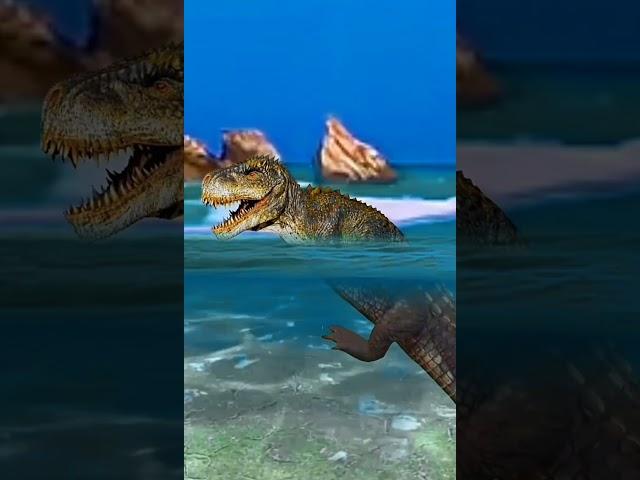 Amazing !!! Giant dinosaur with a crocodile tail that you have never seen before